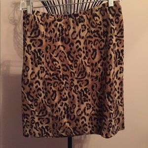 Leopard Mini Skirt